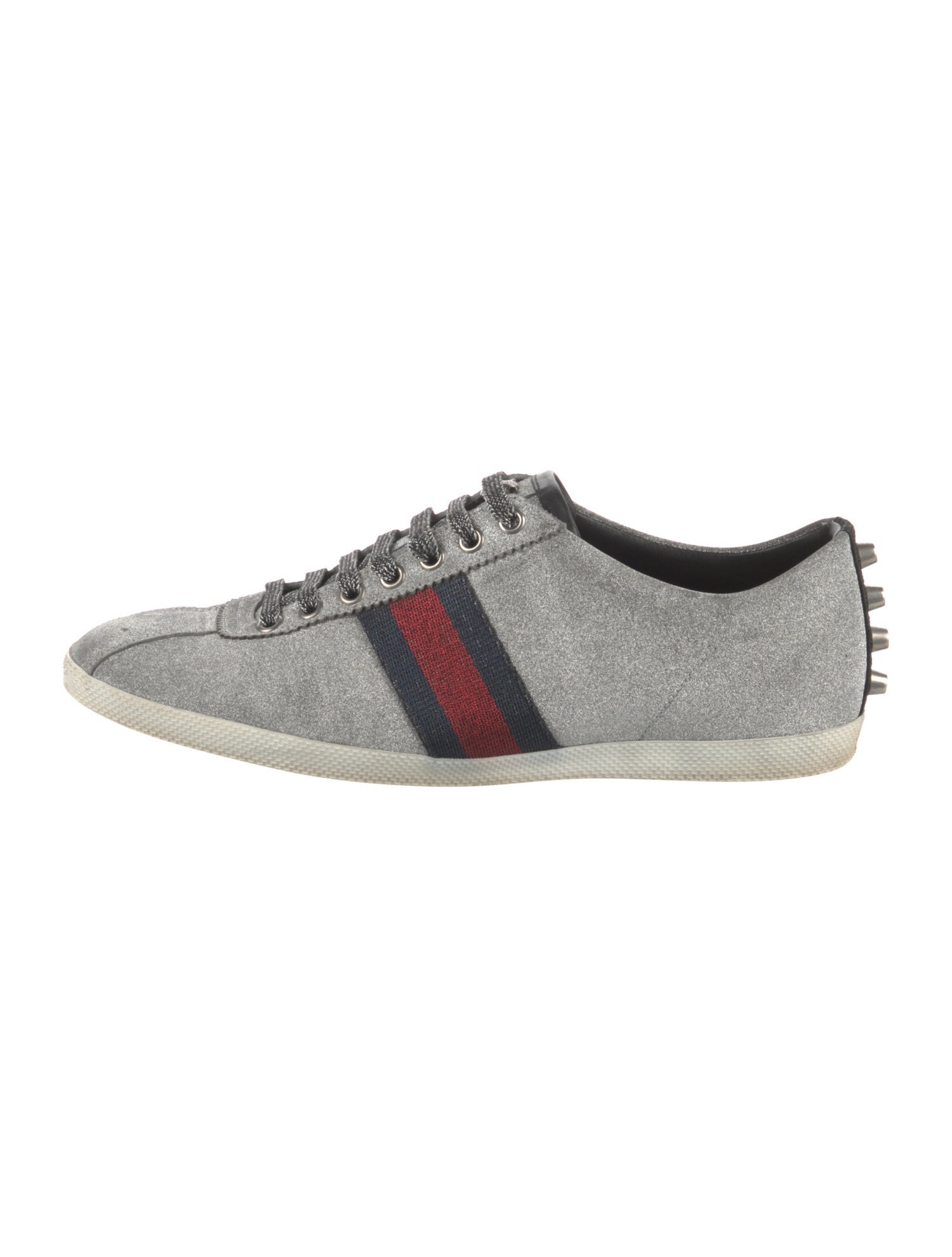 Gucci Web Accent Glitter Accents Sneakers